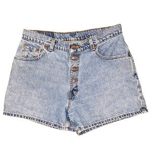 ❌SOLD❌ Levi Strauss Denim Shorts Hugh Waisted JRs